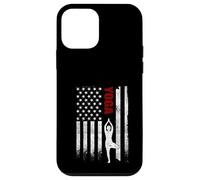 Yoga American Flag Distressed USA Patriotic Yogi Case for iPhone 12 mini
