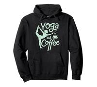 Yoga and Coffee Artwork - Mindfulness Lover Pullover Hoodie