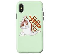 Yoga Anime-Manga Cat meditations Buddhism-Buddhist Yoga Case for iPhone X/XS