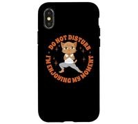 Yoga Anime-Manga Cat meditations Funny sayings Buddhism Cat Case for iPhone X/XS