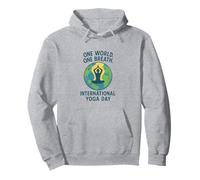 Yoga Around the World - International Yoga Day Design 21 May Pullover Hoodie