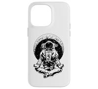 Yoga Astronaut Crescent Moon Space Science Zen Meditation Case for iPhone 14 Pro Max