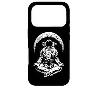 Yoga Astronaut Crescent Moon Space Science Zen Meditation Case for iPhone 17 Pro