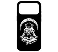 Yoga Astronaut Crescent Moon Space Science Zen Meditation Case for iPhone 17 Pro Max