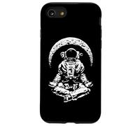 Yoga Astronaut Crescent Moon Space Science Zen Meditation Case for iPhone SE (2020) / 7/8
