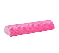 Yoga Back Massager - Non Slip Stretcher, EVA Foam Roller, Semi Circular Support Featuring Textured Pressure Nodes | Muscle Relaxation For Back Leg Lumbar Pilates Training Home Fitness Routine
