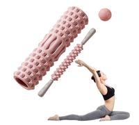 Yoga Back Roller - Leg Muscle Roller | Muscle Foam Roller, Manual Foam Roller Set for Body, EVA Yoga Roller for Medium Density Training for Stretching