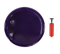 Yoga Balance Pad Thickened Inflated Wobble Cushion with Hand Pump for Sports, Foot Massage, Stability Training, Balancing Therapy