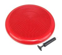 Yoga Balance wobble Cushion board Air Stability Wobble Pad Anti-Slip Surface, Exercise Sliding Plate for Yoga Gym Abdominal Training (Red)