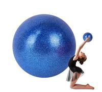 Yoga Ball | 15cm Pilates Gymnastics Ball for Stability - Core Strength Trainer Pilates Accessories Glitter Training Equipment for Gym Home Stretching Workout