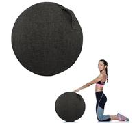 Yoga Ball Cover 55/65/75Cm Wear Resistant Tear Resistant Exercise Ball Fabric Cover Yoga Ball Chair Cover with Handle for Home Office Desk Easy To Carry,A,65cm/25.59inch