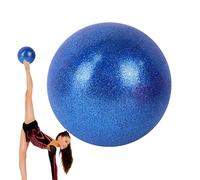 Yoga Ball - Small Exercise Pilates, 15cm Gymnastics Ball, Training, Glitter Accessories | Women Girls Strength Trainer Workout Home Gym Pilates Fitness Use