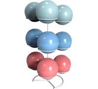 Yoga Ball Storage Rack for Stability Ball Organization, Durable Metal Exercise Equipment Holder for Yoga Studios, Home, and Commercial Gyms