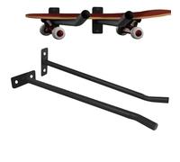 Yoga Ball Wall Mount Rack - Heavy Duty Thickened Support For Secure Storage | Set Of 2 Black Fitness Ball Holders, High Load Bearing Gym Organizer, Home Studio Exercise Equipment Hanging Stand