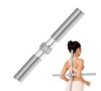 Yoga Bar Correction, Anti-hunch Fitness Training Cross Stick With Stainless Steel Core, Stainless Steel Stretch Mobility Bar For Workout Rehabilitation Pilates Gym