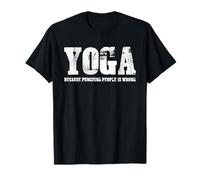 Yoga Because Punching People Is Wrong T-Shirt