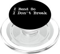 Yoga Bend Don't Break Inspirational PopSockets PopGrip for MagSafe