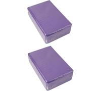 Yoga Block - 2 Pack Lightweight EVA Foam Brick | Non-Slip Exercise Blocks Workout Blocks | Fitness Yoga Bricks For Home & Gym | For Balance Stretching, Pilates, Gymnastics