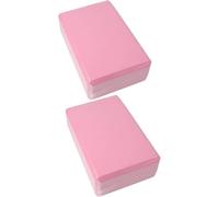 Yoga Block - 2 Pack Lightweight EVA Foam Brick | Non-Slip Exercise Blocks Workout Blocks | Fitness Yoga Bricks For Home & Gym | For Balance Stretching, Pilates, Gymnastics