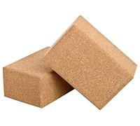 Yoga Block Cork | Yoga Brick Made of 100% Natural Cork | Perfect for Yoga & Pilates Beginners and Pros | Quarter Shape with rounded edges - 23x8x8cm (Yoga Block XXL)
