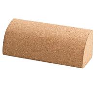 Yoga Block Cork | Yoga Brick Made of 100% Natural Cork | Perfect for Yoga & Pilates Beginners and Pros | Quarter Shape with rounded edges - 23x8x8cm (Yoga Block Quarter)