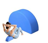 Yoga Block - EVA 24.5x12.5x7.6cm Lightweight Durable Non-slip Half-round Balance Brick | Yoga Stretching Blocks With Non Slip, Home Gym, Office, Pilates Fitness Block | Studio Home Gym Office Travel