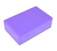 Yoga Block Foam Brick Exercise Fitness Tool Stretching Assistance Deepen Elongate Safe Foundation EVA Material Green Blue Purple Pink 9.1 5.9 3in (Violet)