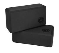 Yoga Block VonBueren Anthracite | 22 x 12 x 7.5 cm per Yoga Block | Yoga Blocks for Men and Women Made of EVA | Blocks for Pilates