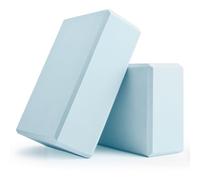 Yoga Blocks 2 Pack, 9x6x3in Pilates Block, Non-Slip Foam Brick for Exercise