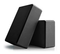 Yoga Blocks 2 Pack, 9x6x3in Pilates Block, Non-Slip Foam Brick for Exercise