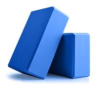 Yoga Blocks 2 Pack, 9x6x3in Pilates Block, Non-Slip Foam Brick for Exercise