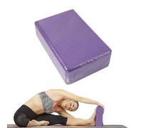 Yoga Blocks 2 Pack Gym Bricks, EVA Foam Exercise Block Fitness Bricks Anti-Slip Pilates Block for Balance Stretching, Pilates, Gymnastics