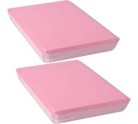 Yoga Blocks | 2 Pack Non-Slip Lightweight Foam Exercise Blocks | High Density EVA Foam Bricks | Gym Yoga Brick Fitness Equipment For Women Beginners Meditation Training Stretching Fitness Balance