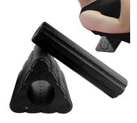 Yoga Blocks 2 Pack, Yoga Bolster 2 in 1 Triangle Foam Blocks, Epp Foam Roller, Portable Muscle Roller, Easy to Clean Exercise for Neck, Waist, Hips