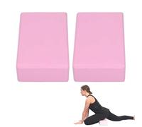 Yoga Blocks, 2Pcs Lightweight EVA Foam Yoga Brick High Density Non Slip Block for Pilates Balance and Flexibility
