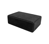 Yoga Blocks Set of 2, 9 x 6 x 3 Inch, Supportive Latex-Free Eva Foam - Soft Non-Slip Surface with Beveled Edges for Training Stretching Flexibility Home Exercise (black,1)
