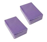 Yoga Blocks Set of 2, High Density EVA Foam Blocks, Yoga Support Blocks, Non Slip Lightweight Yoga Bricks for Balance Stretching Pilates Meditation and Deep Flexible Poses, Yoga Accessories