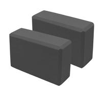 Yoga Brick | 2x Exercise Blocks for Working out | EVA Foam Stretcher Wedge Balance Advanced Beginners Hot Yoga Meditation Stretching Home Squatting Gym Handstand Workout Versatile Fitness Support