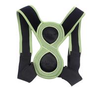 Yoga Brick Cork Set Men And Women Back Support Posture Trainer Adjustable Breathable Posture Trainer Straight Holder Support Black 42 Birds Cork Yoga Mat (Green, One Size)