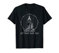 Yoga Buddha Mandala Let That Shit Go T-Shirt