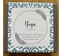 Yoga Candles by Cotton & Grey. Effortless Relaxation with Yoga nidra. Twelve Twenty Minute Candles with a Ceramic Holder to aid Relaxation, Mindfulness and Well-Being