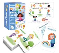 Yoga Cards for Kids, Beginner Yoga and Meditation - Set of 70 Yoga Poses and Easy to Learn Activities for Kids, Promotes Mindfulness and Relaxation