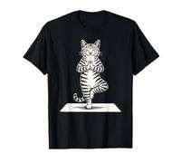 Yoga Cat Pose Feline Meditation Zen T-Shirt