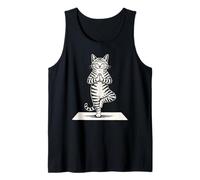 Yoga Cat Pose Feline Meditation Zen Tank Top