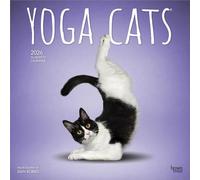 Yoga Cats 2026 Square Flap Calendar - 16-Month Calendar - Original BrownTrout