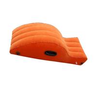 Yoga Chair Lounge - Portable Pilates Exercise Lounger, Durable Air Filled Construction, Space Saving Foldable Form, Stable Body Support System | Core Training, Stretching, Meditation Rest, Home