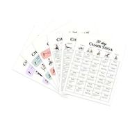 Yoga Chairs for Adults - 30-Day Fitness Poster - Chair Yoga Book,for Travel Morning Working Family Friends Sports Athletes Gym Beginners Bodybuilding