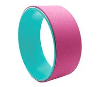Yoga Circle Tpe Professional Waist Shape Bodybuilding Abs Gym Workout Back Training Tool Yoga Circles Pilates(Pink)