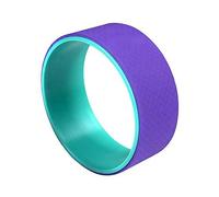 Yoga Circle Yoga Pilates Circles Gymnastic Exercise Fitness Back Stretch Roller Ring Wheel Balance Accessory Dharma Pose(Purple)
