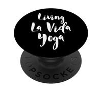 Yoga Class Living La Vida Yoga Classes Teacher Gift PopSockets Adhesive PopGrip